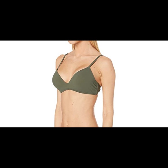 NWOT Tory Burch Solid Triangle T-Belt Bralette Bikini Top - Picture 8 of 12